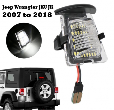 Jeep Wrangler JKU JK Kennzeichenleuchte